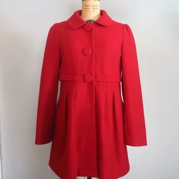 F21 Red Women's Retro Coat - Picture 2 of 11